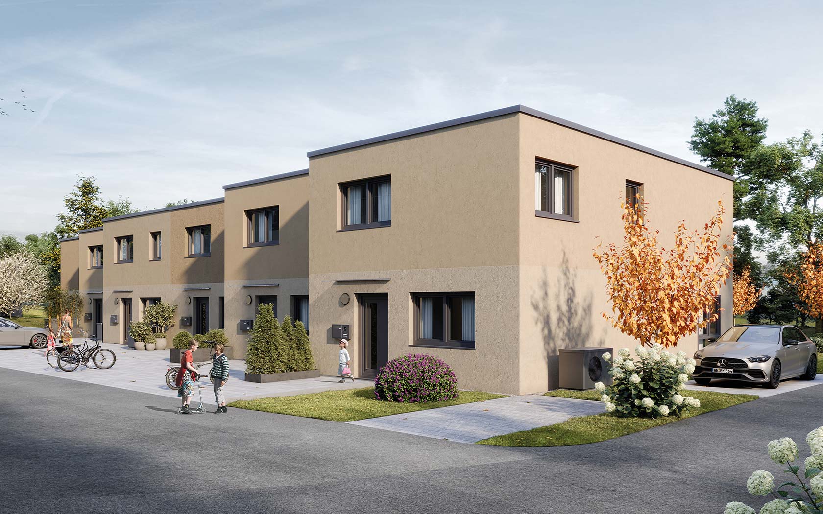 Pfleiderer, Immobilien, Augenblick, Reihenhäuser Winnenden
