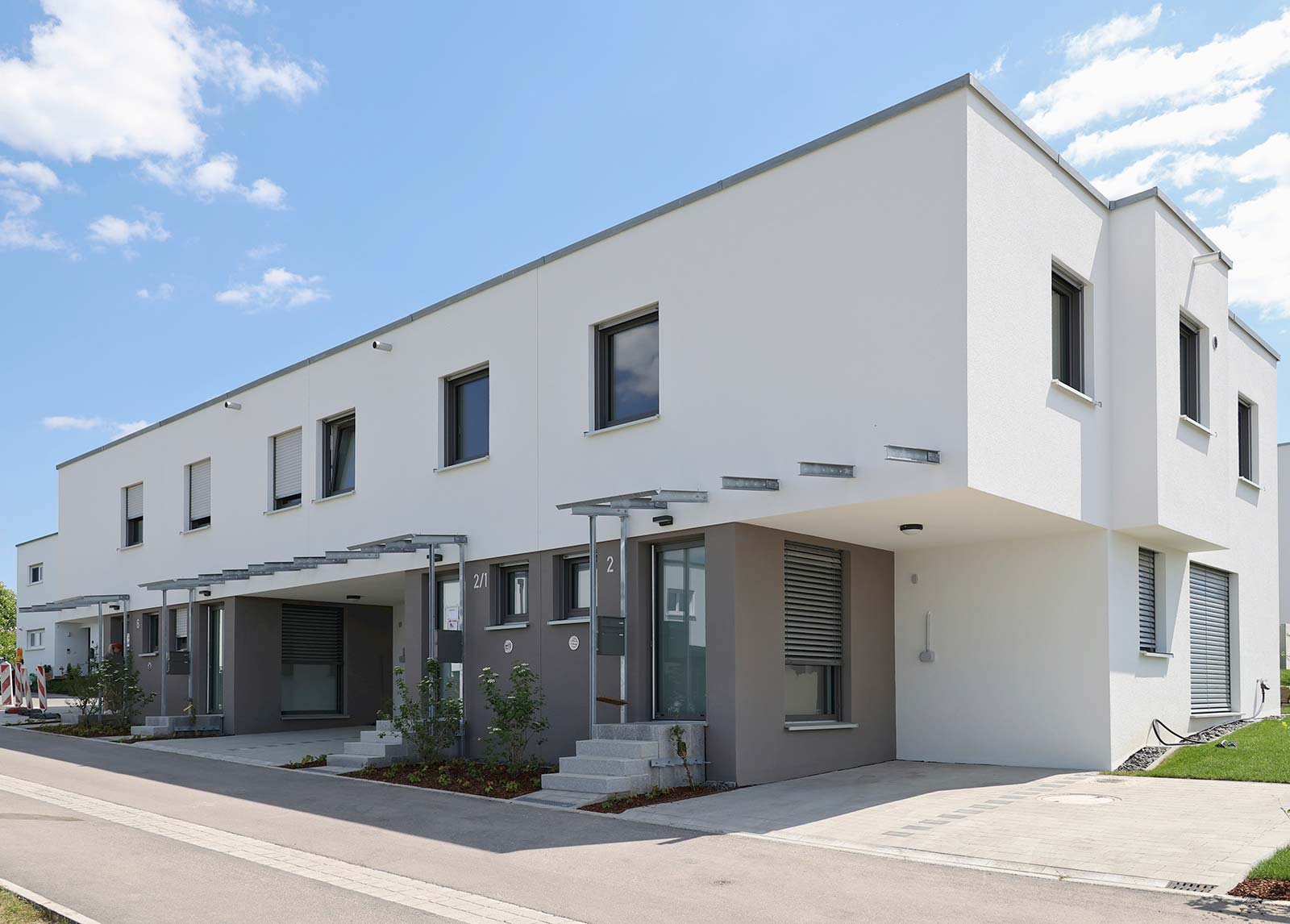 Projektbau Pfleiderer, Winnenden: Referenzen, Happylife Reihenhäuser 01