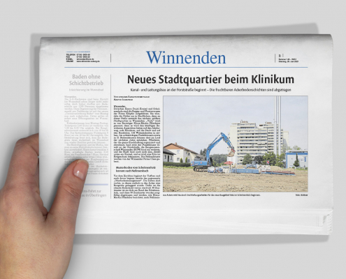 Pfleiderer Projektbau: Zeitungsartikel / Presse
