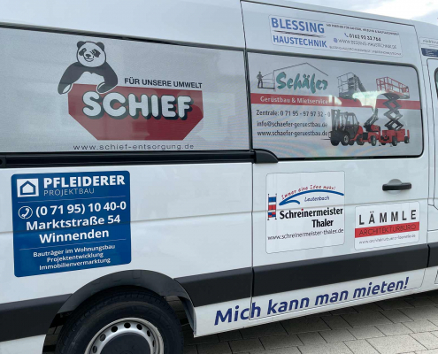 Pfleiderer Projektbau: Gemeindemobil Leutenbach